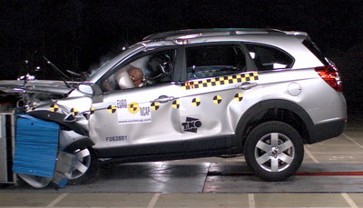 Краш-тест Chevrolet Captiva