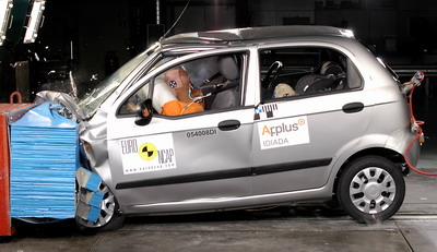 Краш-тест Chevrolet Matiz