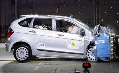 Crash test Honda FR-V