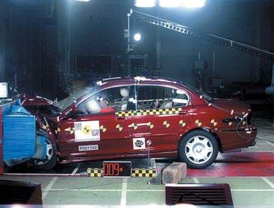 Crash test Jaguar X-Type