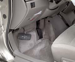 Intrusion into the footwell was somewhat greater in the second test (pictured) than in the first test, and the brake pedal moved much farther to the left