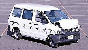 Краш-тест Toyota Townace